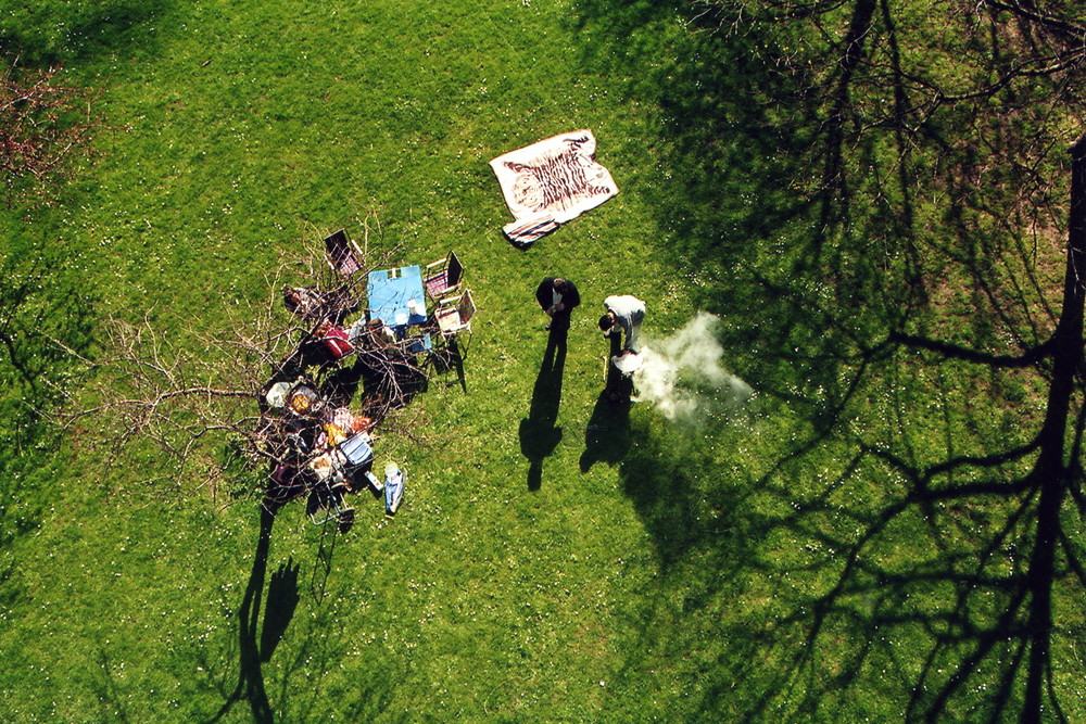 Grillen im Rheinpark