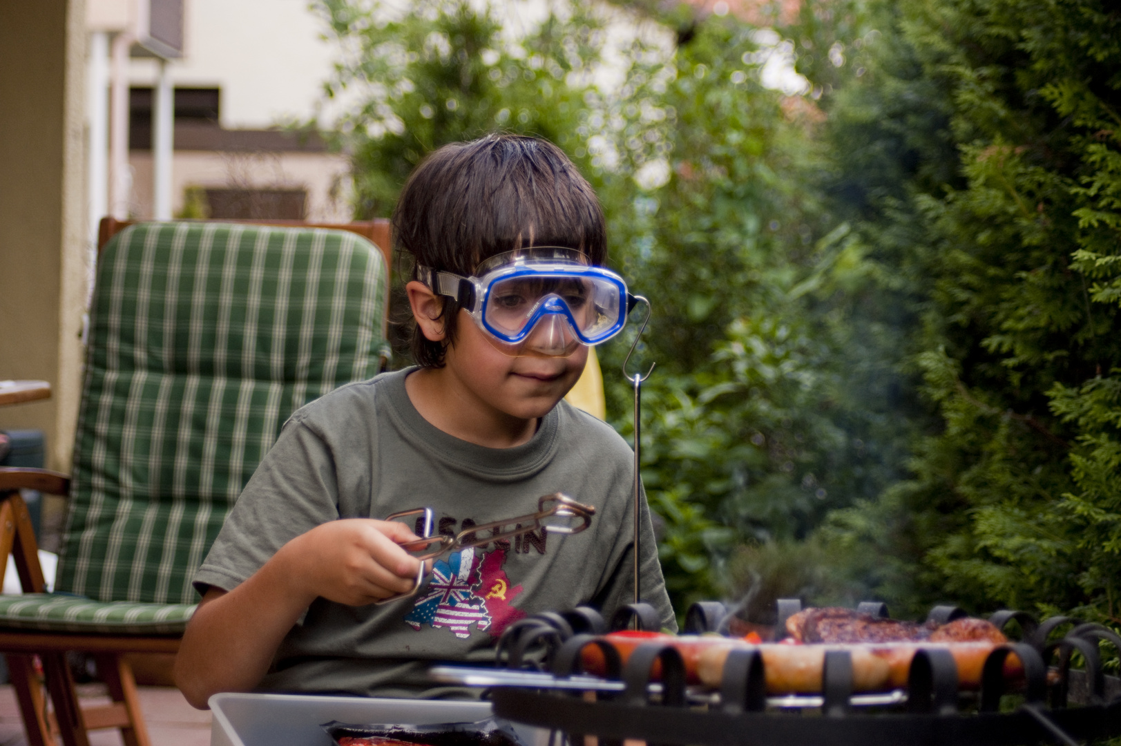 Grillen im Tauchgang