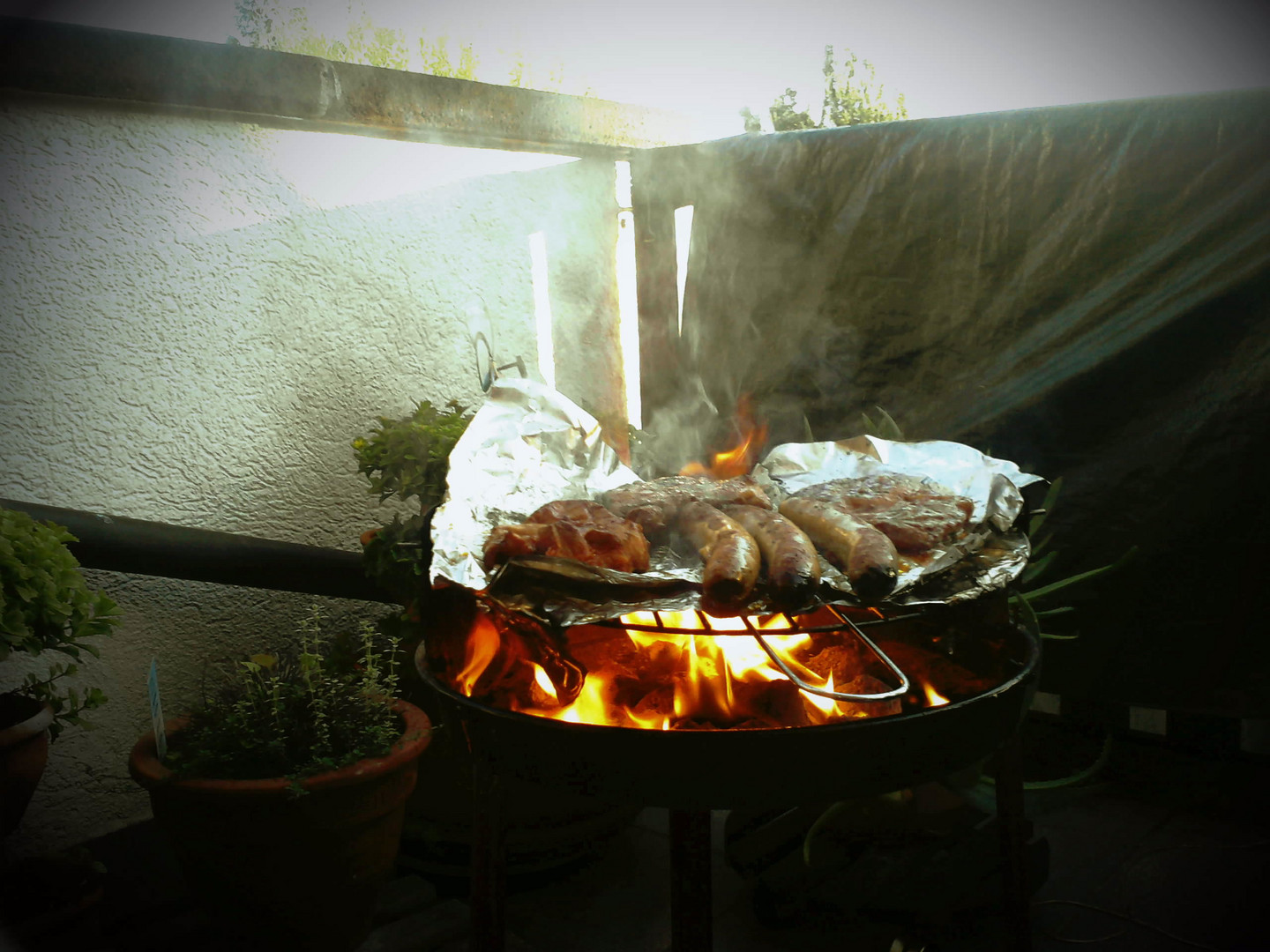 Grillen mit Freunden