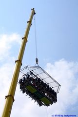 "Grilling in the Sky" in einem Garten-Center in Wesel