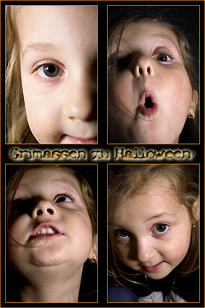 Grimassen zu Halloween!