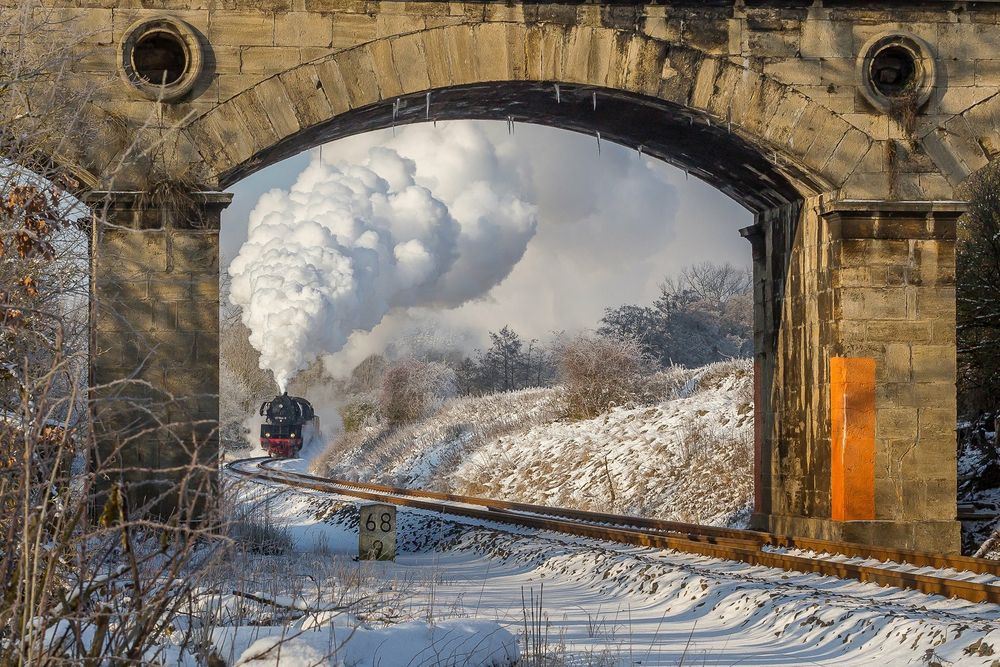 Grimmenthal 22.01.2016 Foto & Bild eisenbahn, verkehr & fahrzeuge