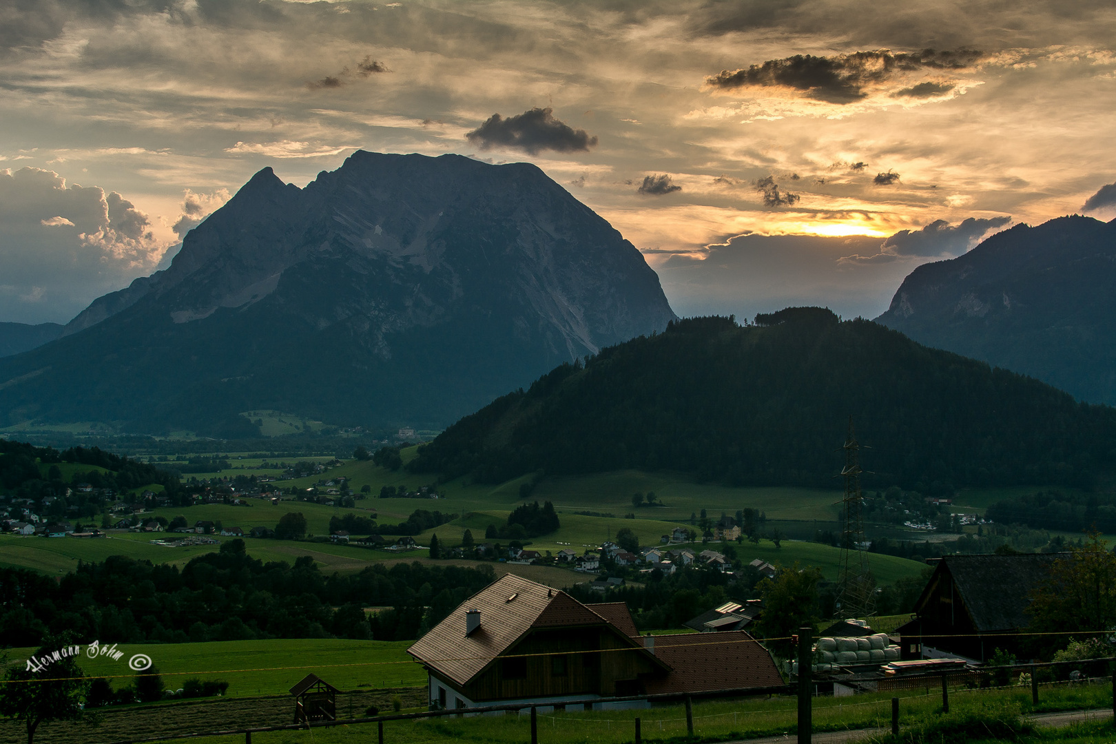 Grimming Sonnenuntergang