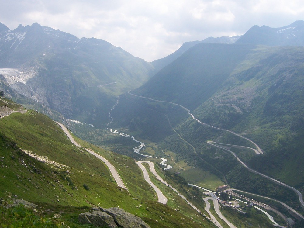 Grimsel- und Furkapass in der Schweiz