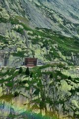 Grimselpass mit Regenbogen