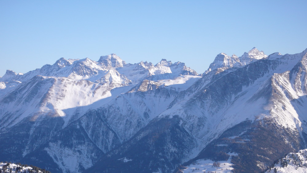 Grimselpaß von Belalp aus gesehen