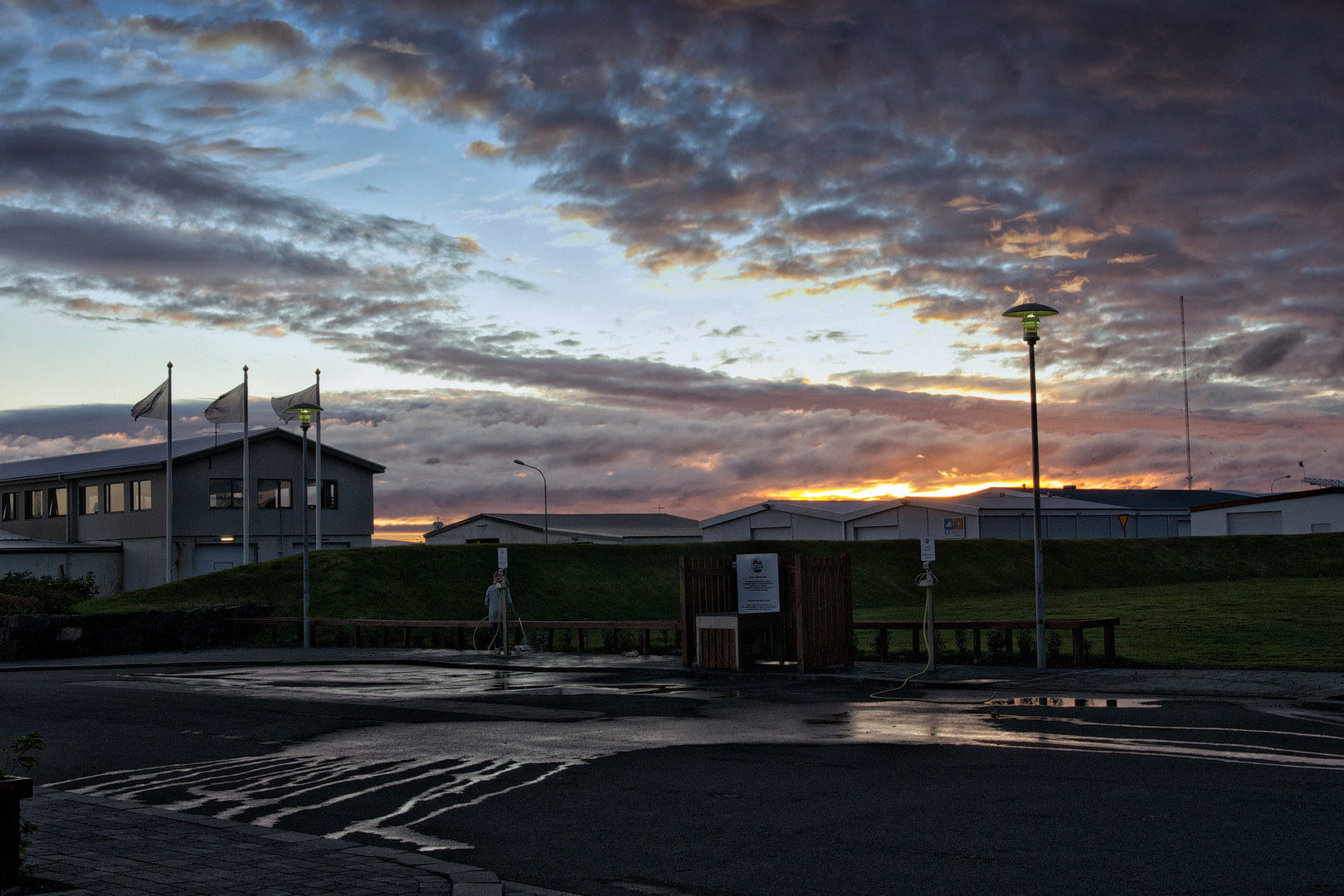 Grindavík, Abend