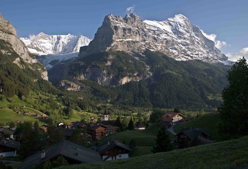 Grindelwald - Blick auf die Eiger Nordwand - Juni 2009 -