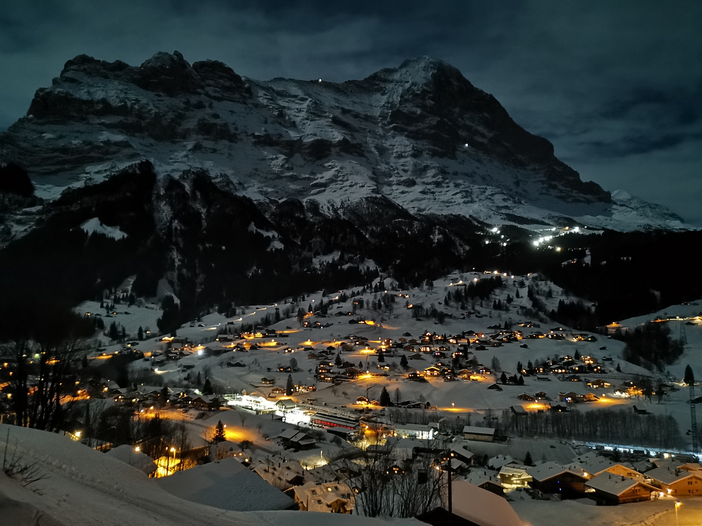 Grindelwald by Night Foto & Bild winter, natur, schweiz Bilder auf