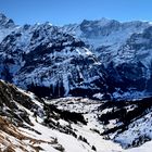 Grindelwald mit Schreckhorn, Finsteraarhorn, Fiescherhorn, Eigerr 