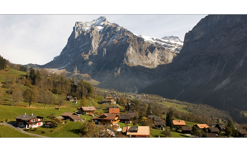 Grindelwald und das Wetterhorn