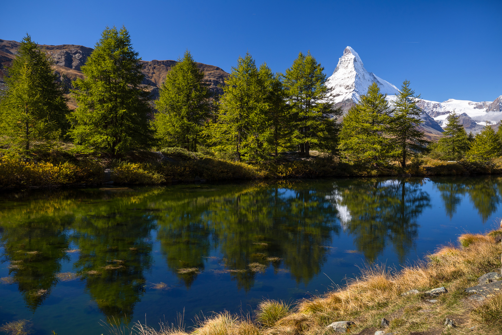 Grindjisee bei Zermatt Matterhorn
