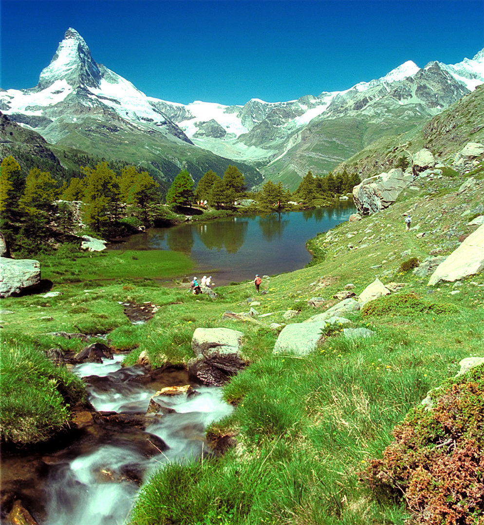 Grindjisee, Matterhorn