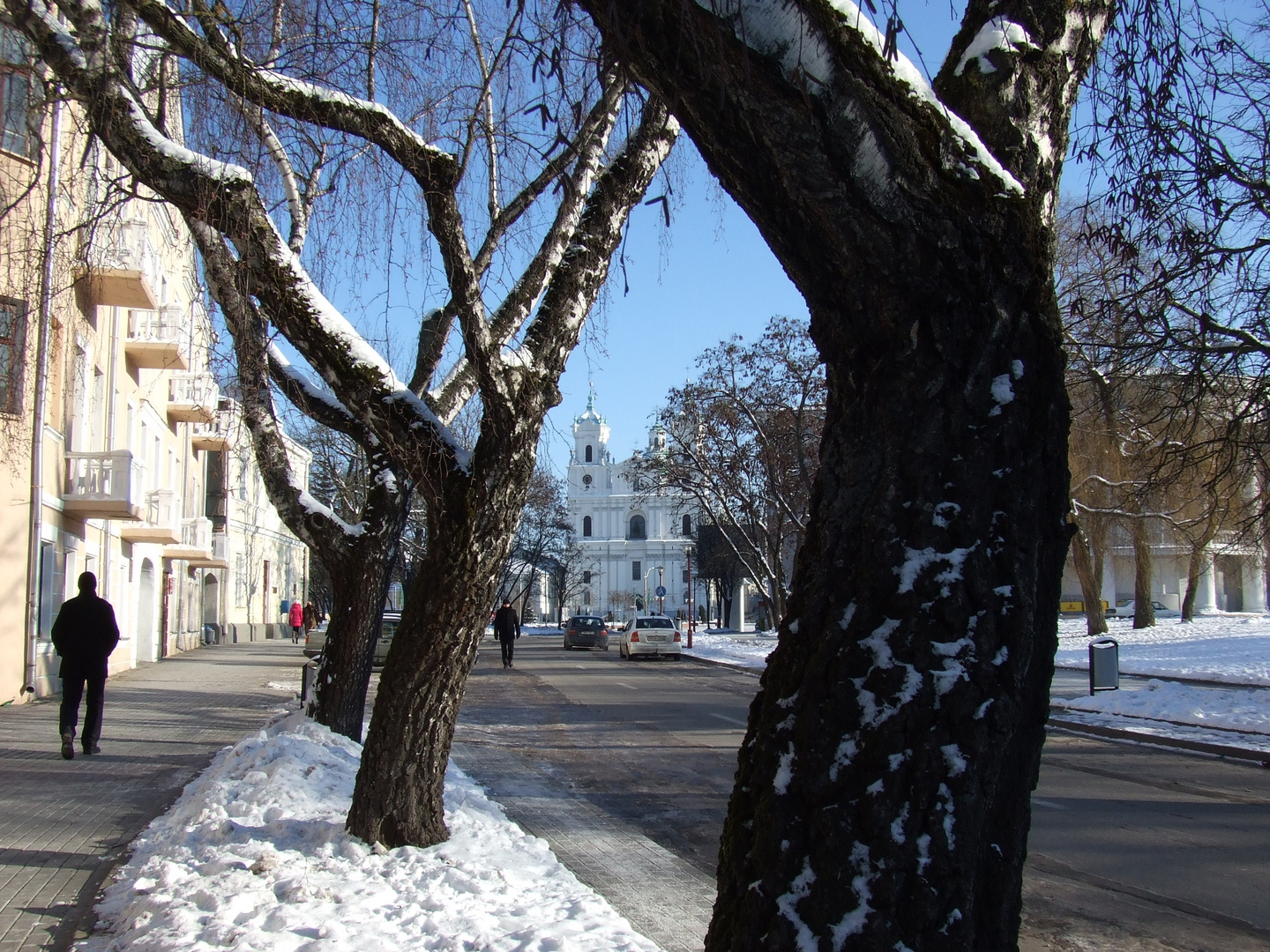 Grodno - Blick nach Kathedrale