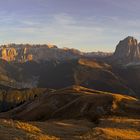 Grödner Dolomiten im Abendlicht