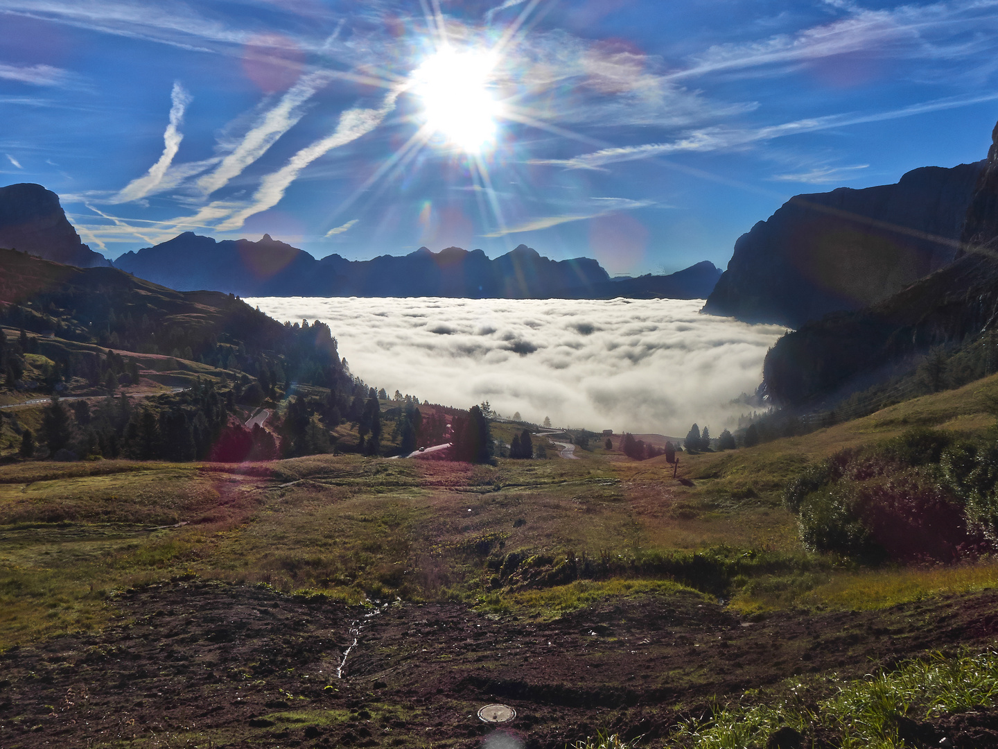 Grödnerjoch 07:30 Uhr :-)