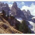 Grödnerjoch in den Dolomiten...