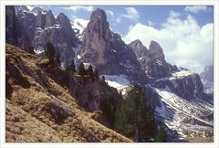 Grödnerjoch in den Dolomiten...