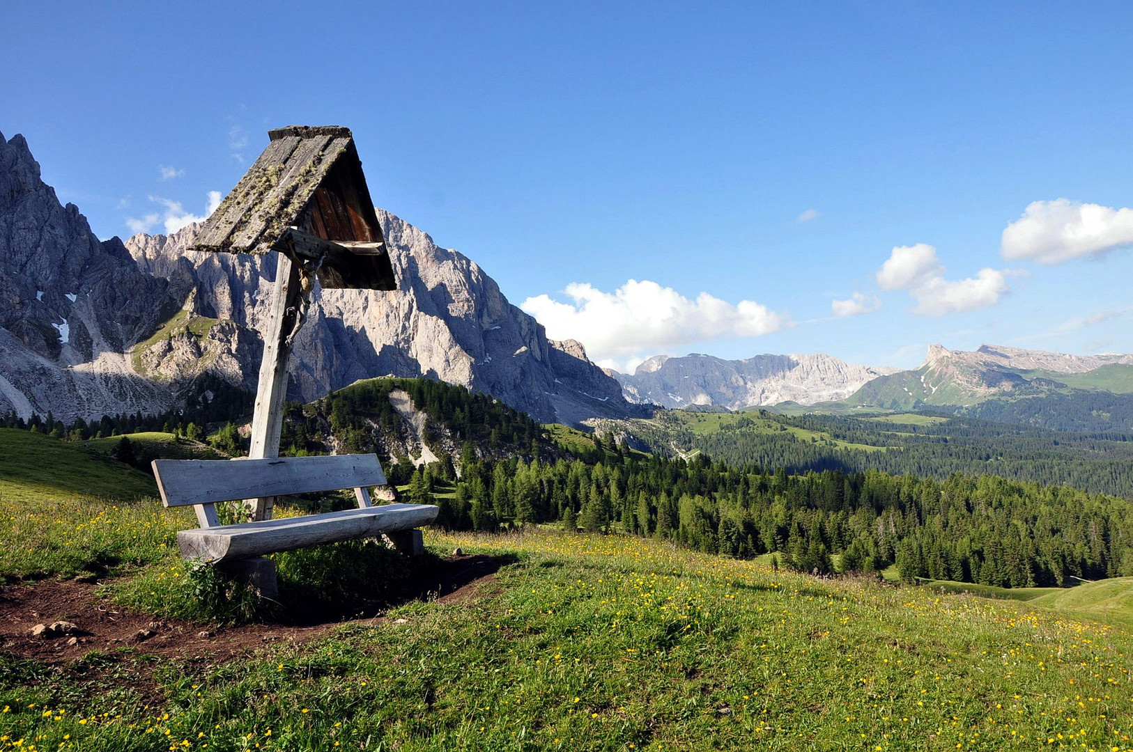 Grödnertal in den Dolomiten