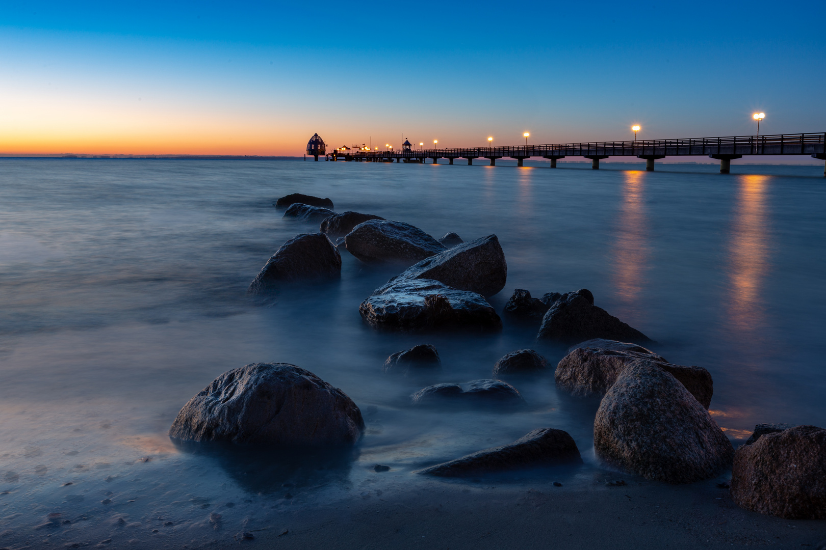 Grömitz Seebrücke - Blaue Stunde 2