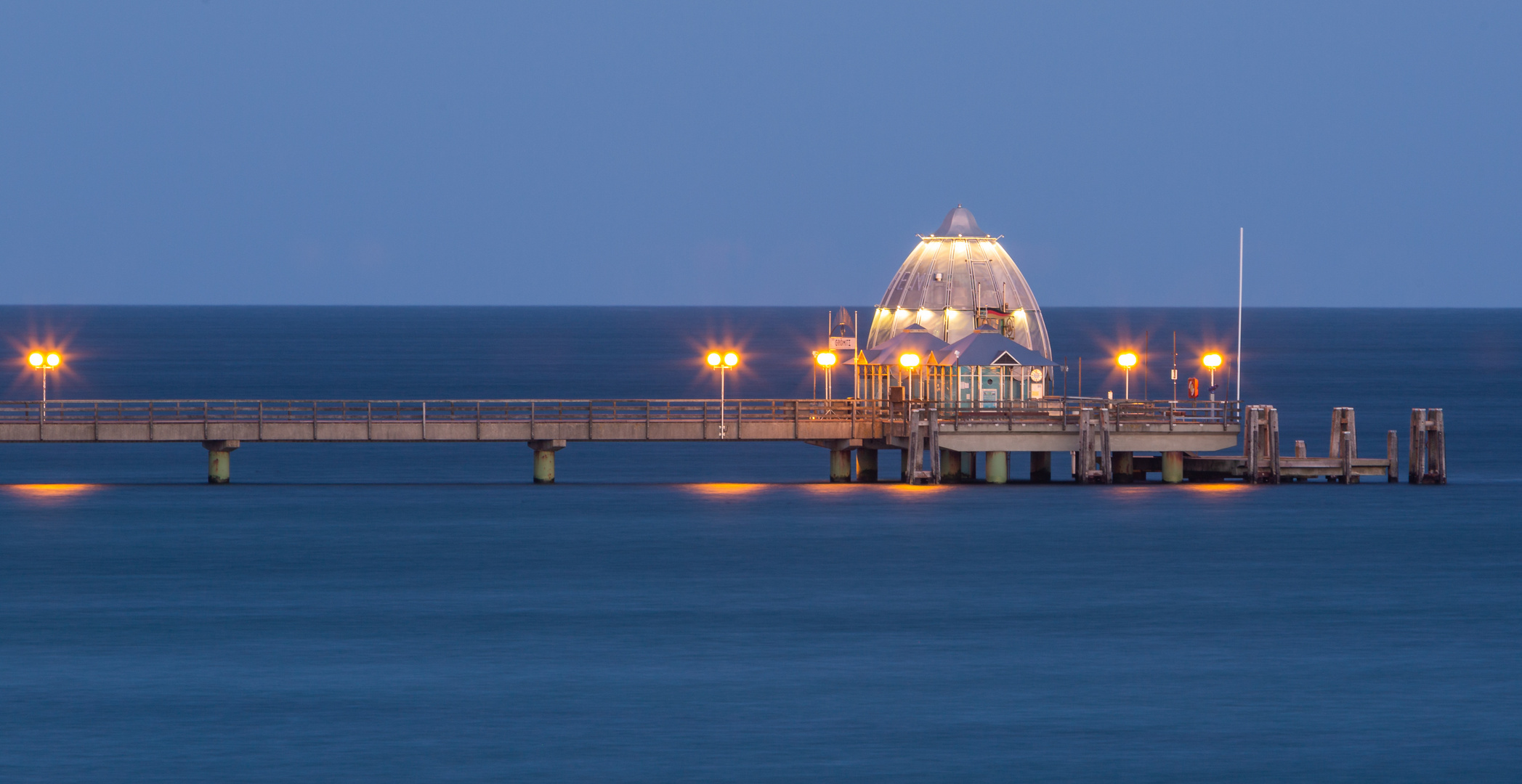 Grömitz Seebrücke - Blaue Stunde