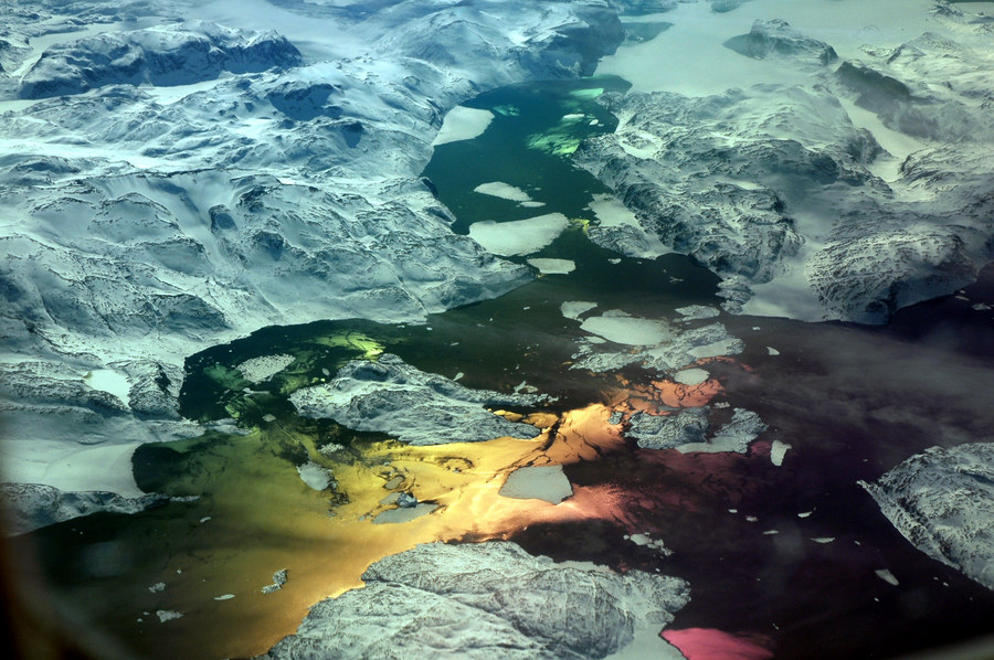 Grönland aus der Luft