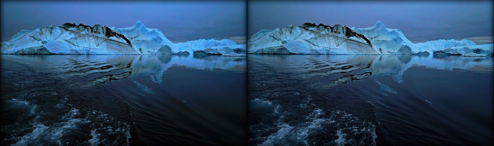 Grönland Eisberge (3D-X-View)