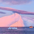 Grönland: Eisberge, Fischerboot und Möwe