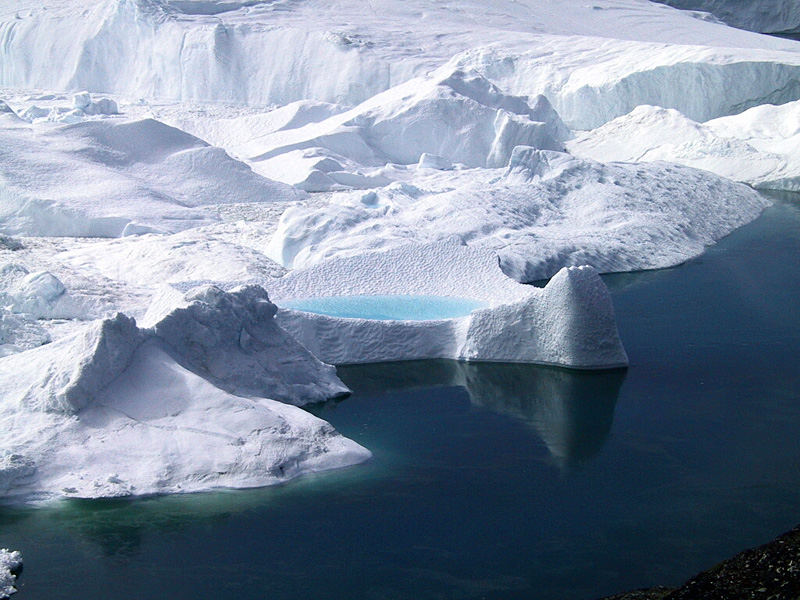 Grönland im Sommer, am Fjord von Ilulissat