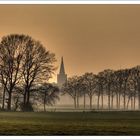 ...groenlo (NL) im abendnebel