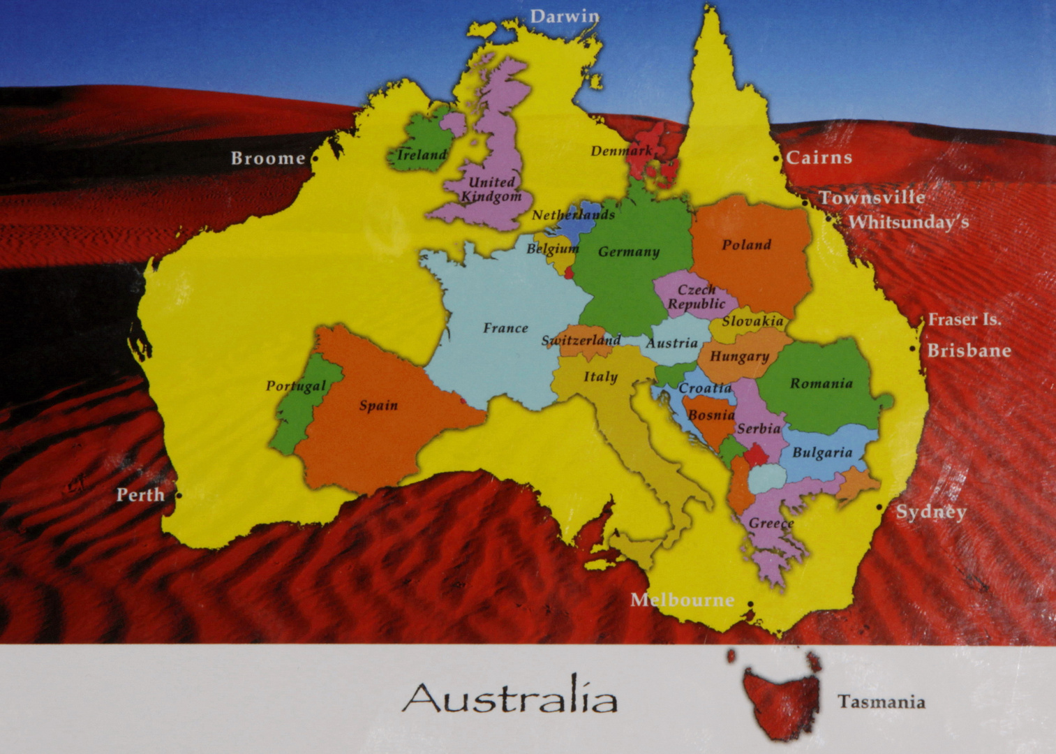 Grossenvergleich Foto Bild Australia Oceania Australia Australien Bilder Auf Fotocommunity