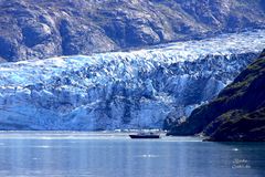 Größenverhältnis II - diesmal am Reid Glacier