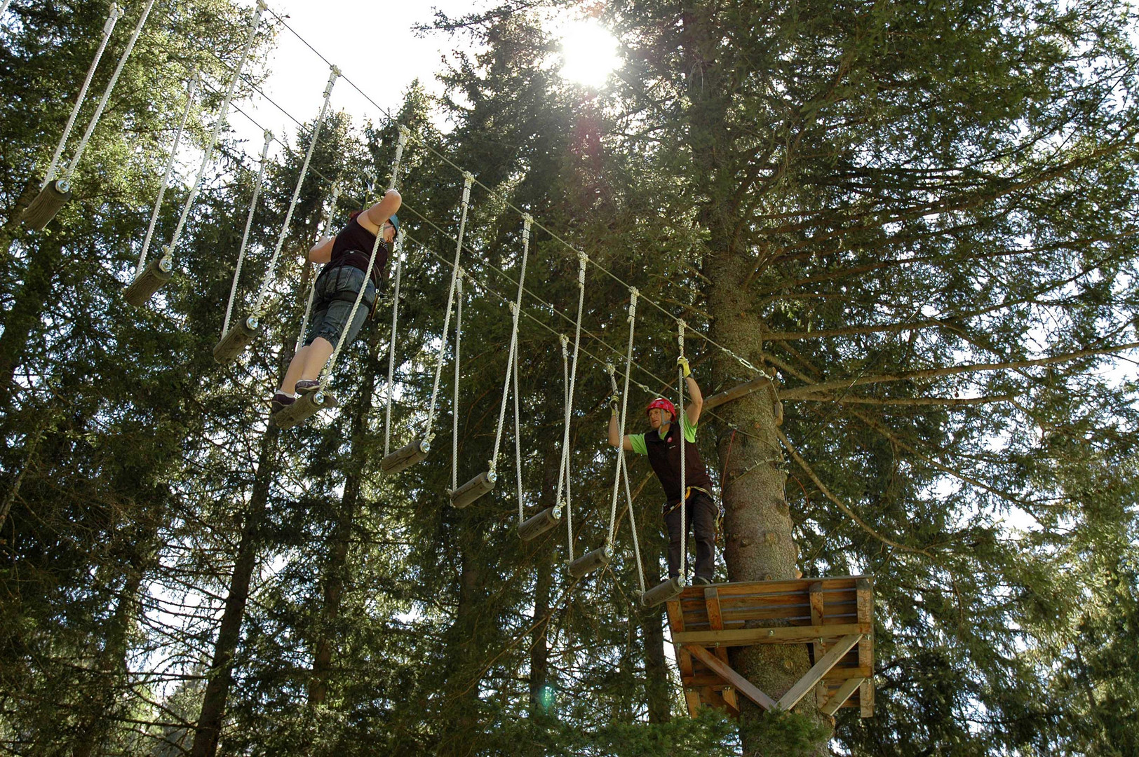 Größter Hochseilpark Österreichs in Saalbach - Hinterglemm