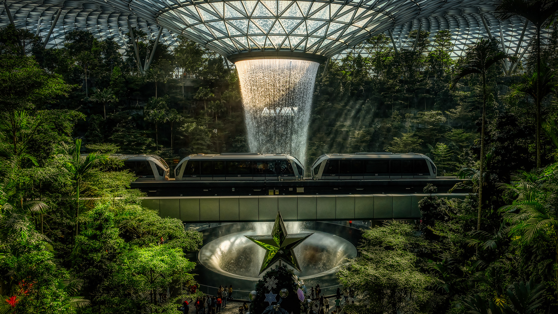 Grösster Indoor Wasserfall der Welt