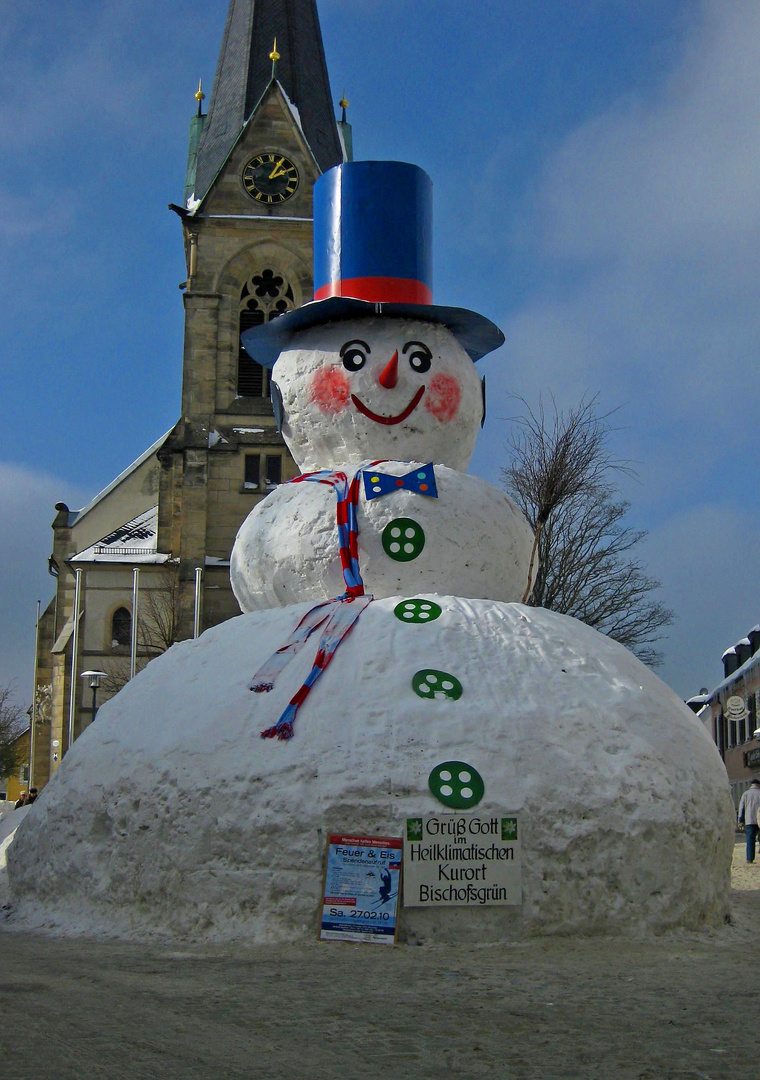 Größter Schneemann Deutschlands