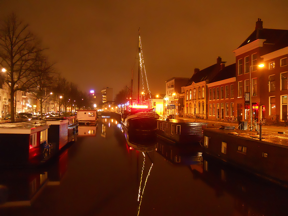 Groningen bei Nacht
