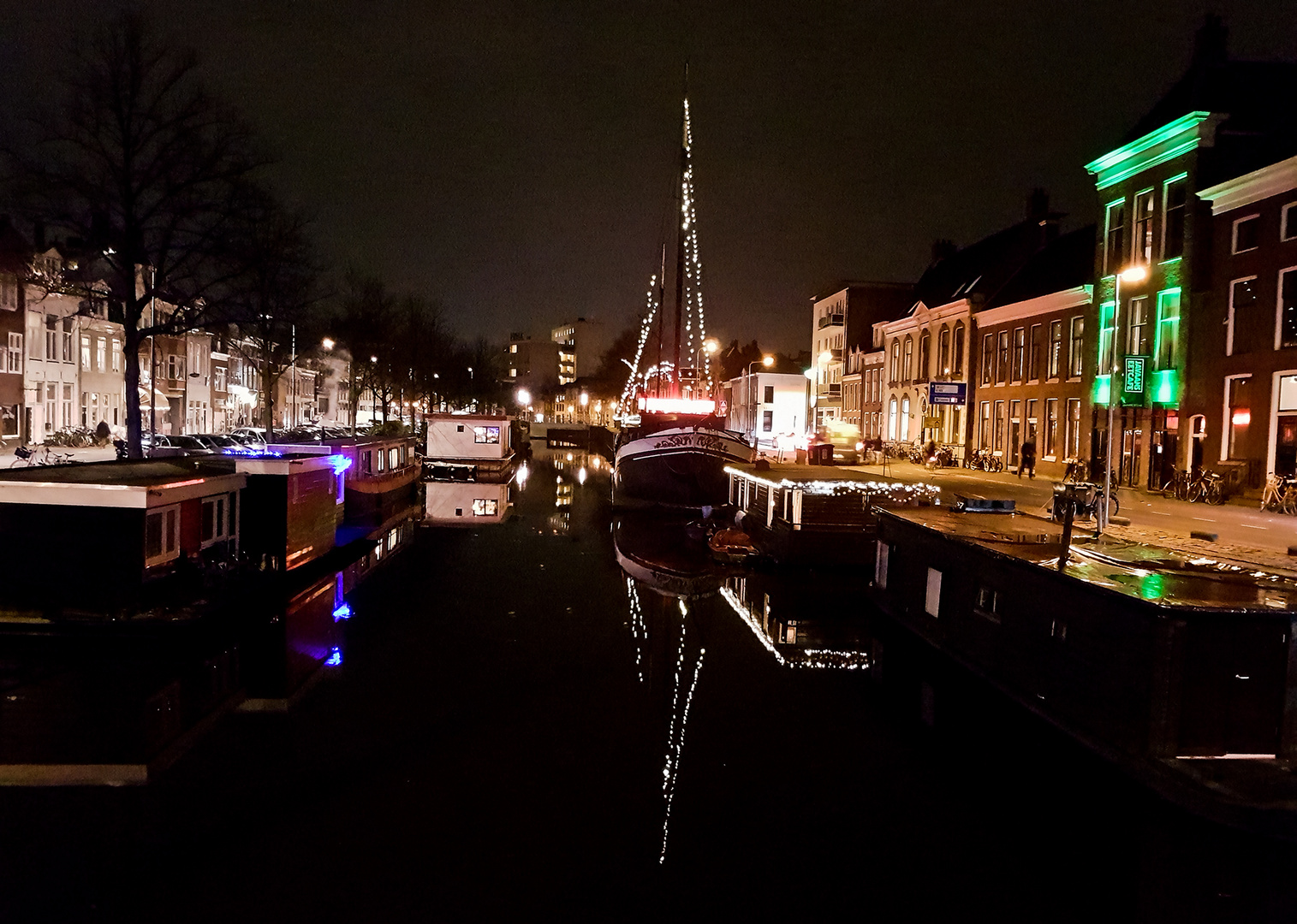 Groningen bei Nacht