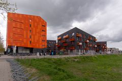 Groningen - Europapark - Eelkemastraat - Building "Hete Kolen"