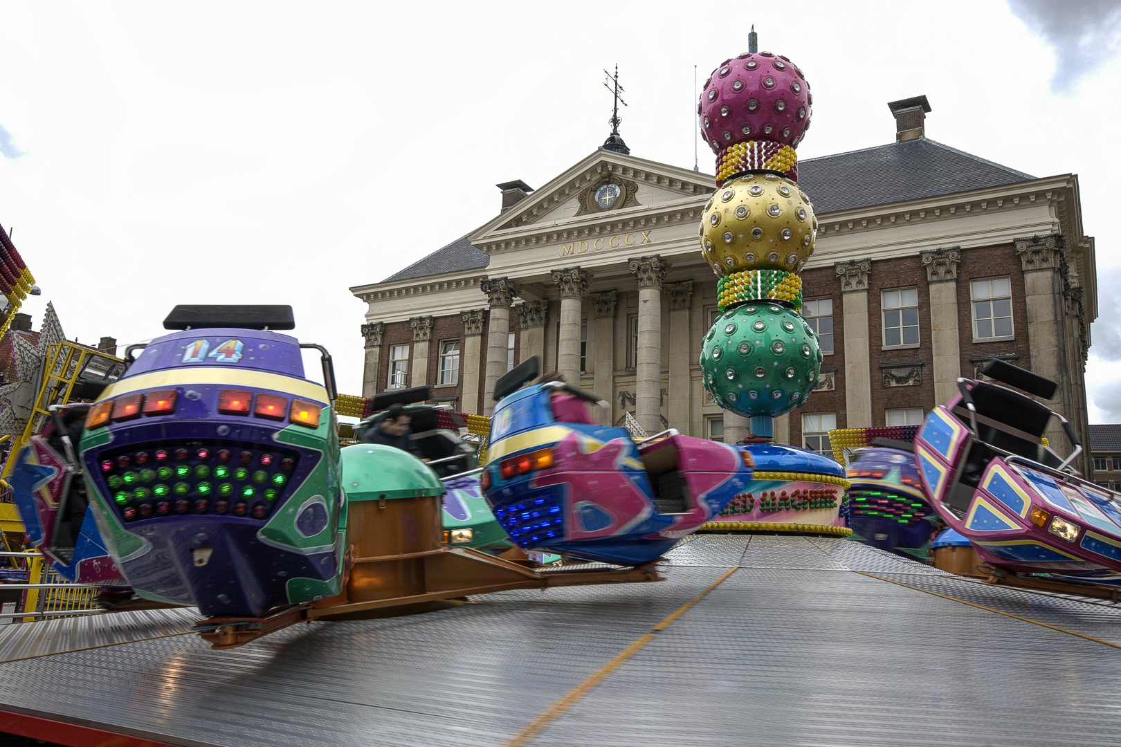 Groningen - Fair and Town Hall at the Grote Markt