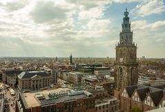 Groningen - Forum Groningen - View in South West Direction / Martinikerk - 1