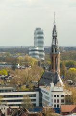 Groningen - Forum Groningen - View on DUO and Sint Jozefkathedraal