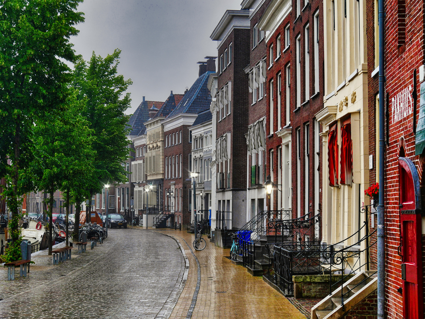 Groningen im Regen