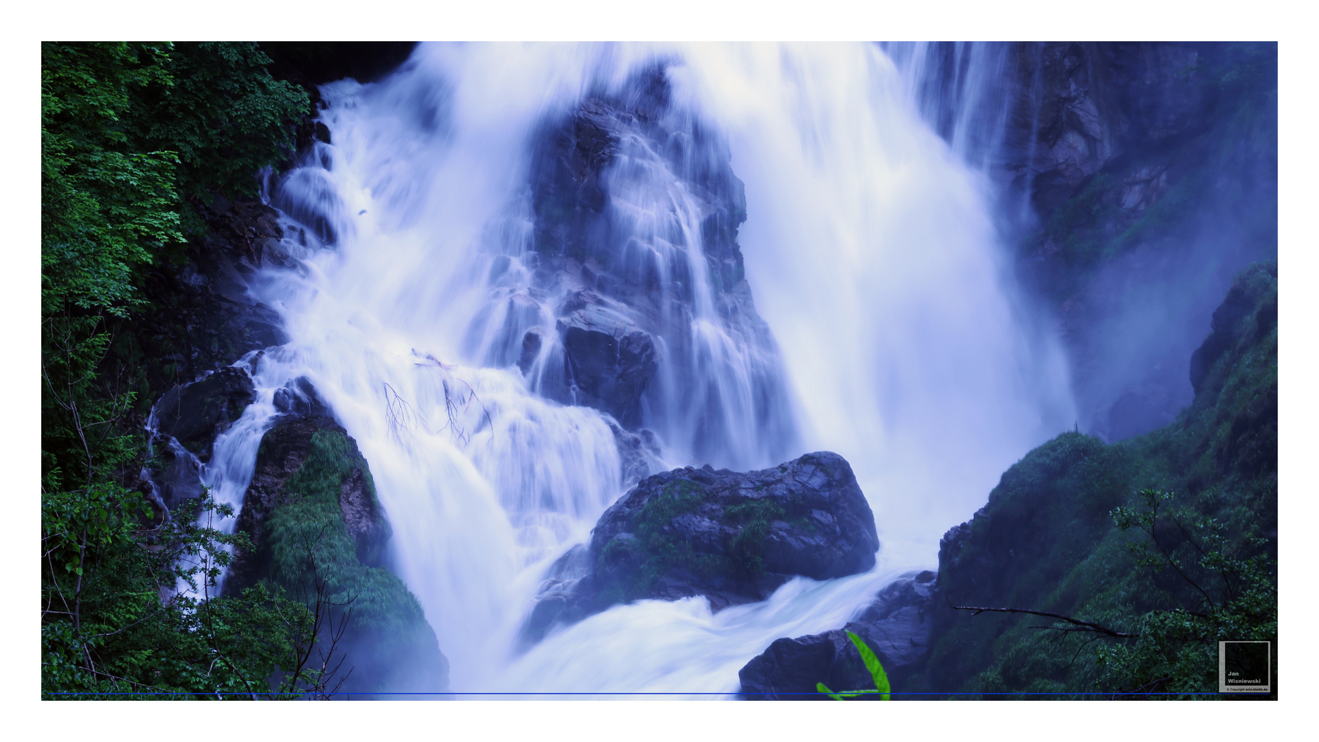 Groppenstein-Schlucht Wasserfälle