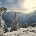 Gros nuages sur le massif