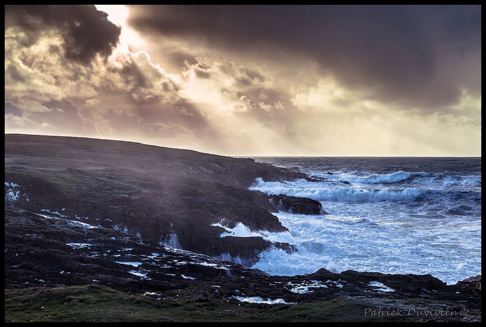 gros temps côte sauvage de quiberon