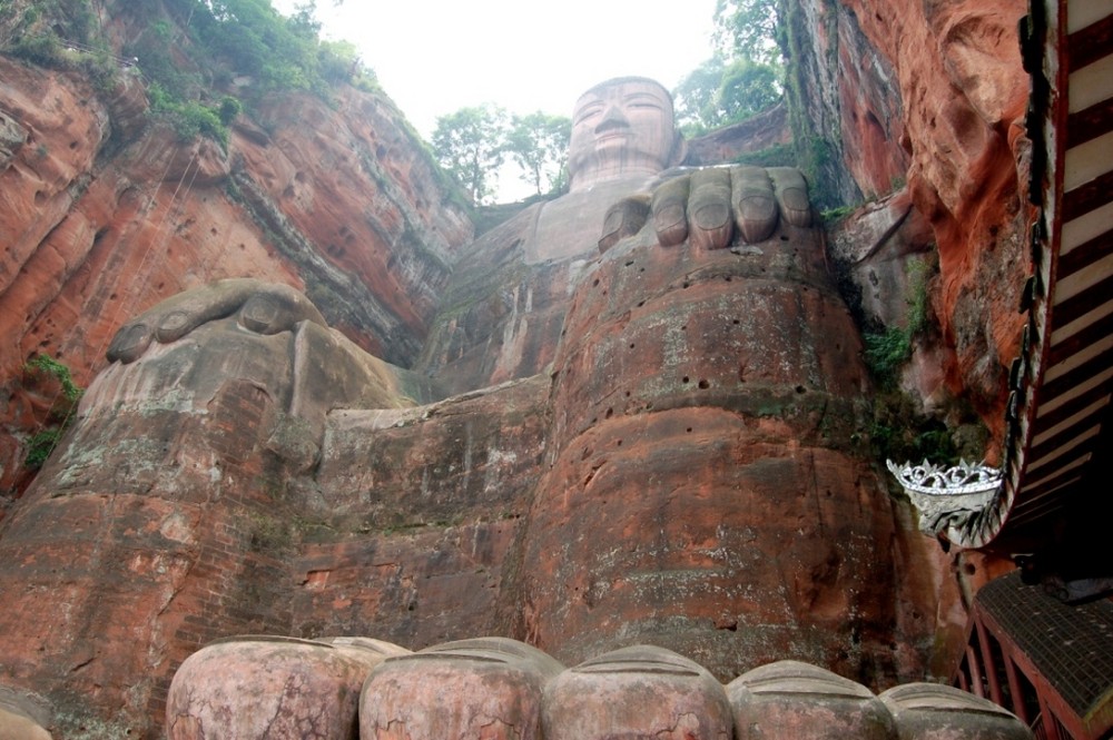 Groß, größer am größten - Der Giant Buddha von Leshan