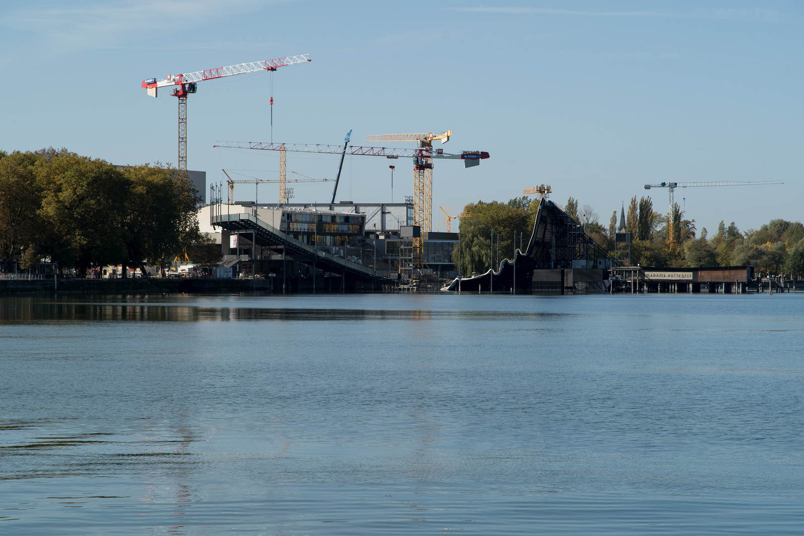 Großbaustelle am Bodensee