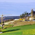 Großbaustelle an der Talbrücke Nuttlar