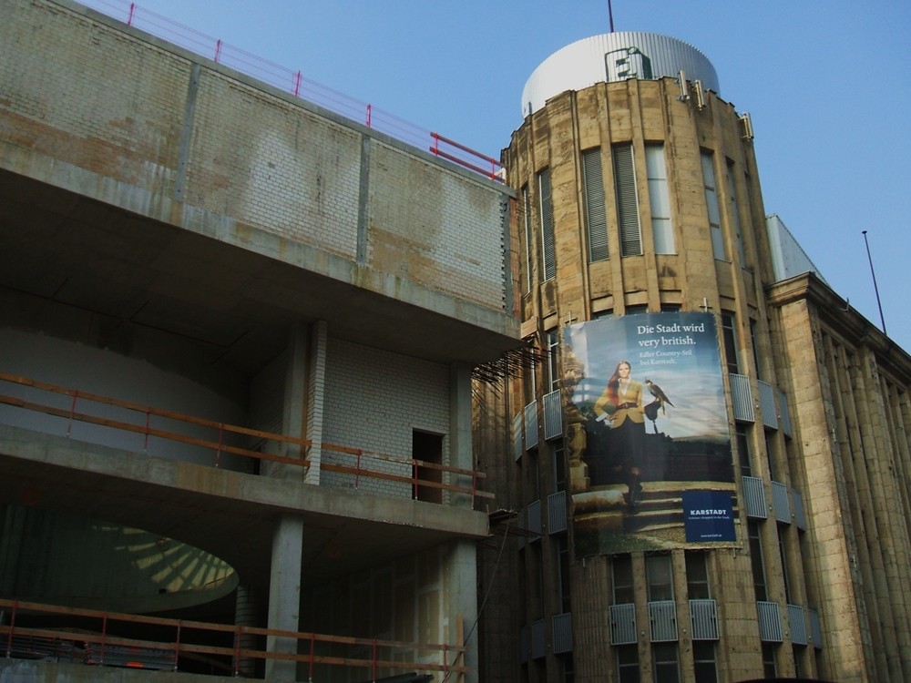 Großbaustelle EKZ Limbecker Platz am 10.10.2007