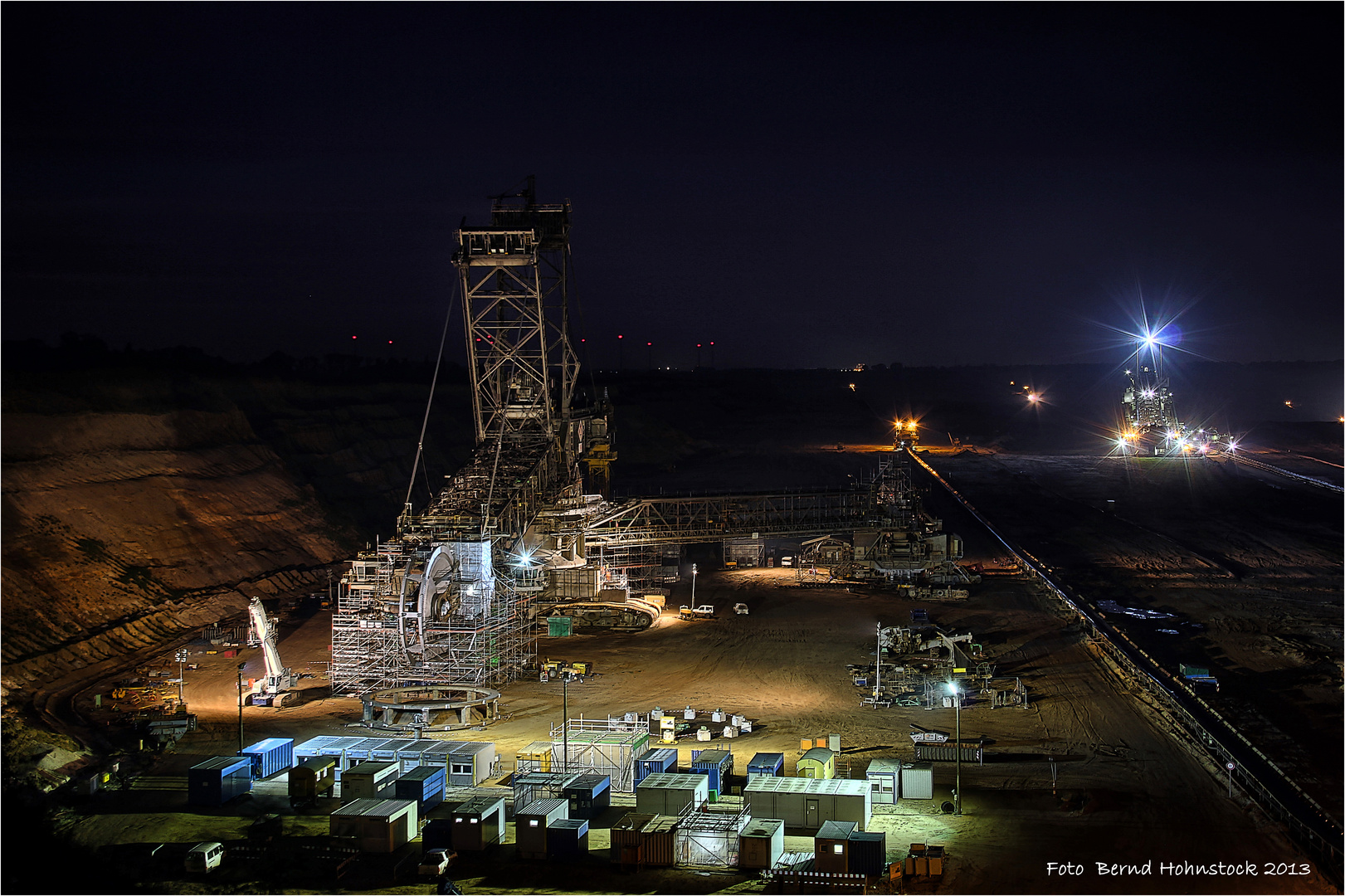 Großbaustelle im Tagebau Garzweiler ....